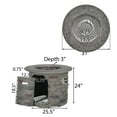 thumbnail image 3 of Awalua 32" Circular MGO Fire Pit With&nbsp;Grey Top - 40,000 BTU, Natural Stone, 3 of 9