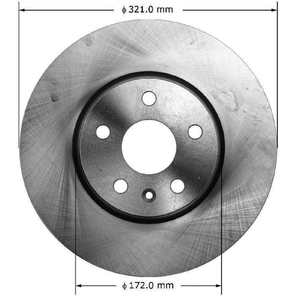 BENDIX PRT5973 Bendix Brake Rotor