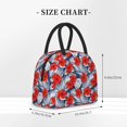 thumbnail image 2 of Salouo Leaves And Flowers for Insulated Lunch Bag for Women/Men - Leakproof Cooler Tote Bag Organizer - Reusable Lunch Box for Office Picnic Hiking Beach-One Size, 2 of 6