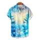thumbnail image 4 of Seeotter Christmas Button Up Shirt for Men Fun Printed Casual Short Sleeve Hawaiian Santa Shirt, 4 of 6