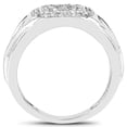 thumbnail image 2 of 14K White Gold Plated 0.24 Carat Genuine White Diamond .925 Sterling Silver Ring QJ Model, 2 of 3