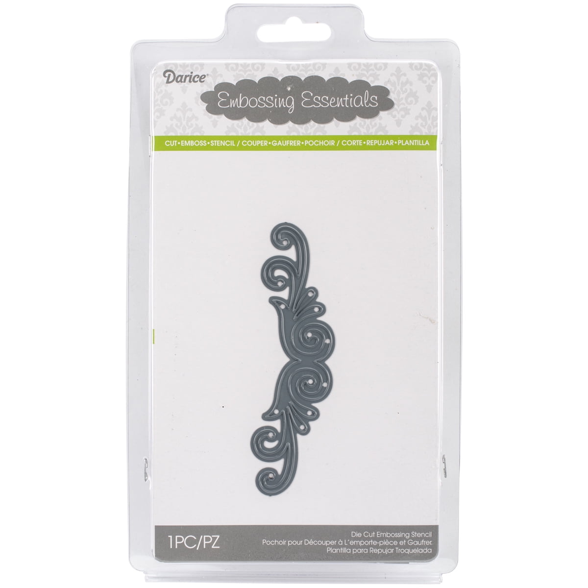 Darice Embossing Essentials DieSymmetrical Swirl