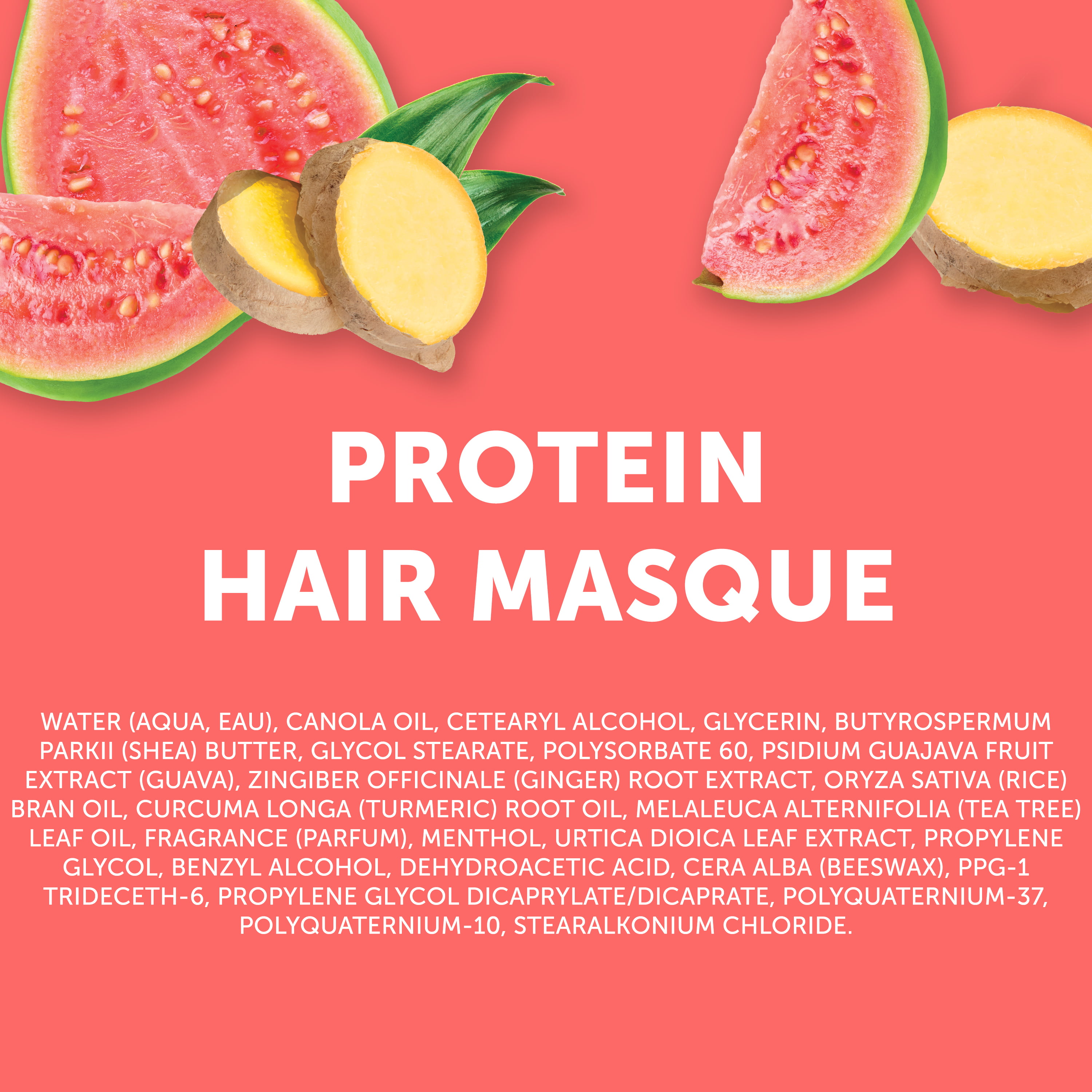 Cantu Protein Hair Masque with Guava, Ginger & Rice Bran Protein, 12 oz -  