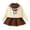 White, variant on Toddler Baby Girl Clothes Winter Outfits Long Sleeve Sweatshirt Pleated Mini Skirt Set (Red, 1-2 Years)