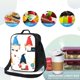 thumbnail image 4 of Balery School Cute Gnomes Caja de Almuerzo y Bolsa de Almuerzo para Hombres y Mujeres, Bolsa de Almuerzo Reutilizable con Gran Capacidad, Bolsa de Almuerzo Aislada, 4 of 7
