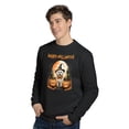 thumbnail image 3 of Happy Halloween Maltese Witches Hat Pumpkin Carving Sweatshirt Unisex Merch Maltese Dog Lover Gifts Idea - 02019, 3 of 6