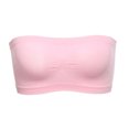 thumbnail image 1 of Txlixc Sujetador sexy femenino, sujetador sin relleno y sin alambre de color sólido, blusa de tubo elástico bandeau Txlixc moda, 1 of 6