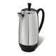 thumbnail image 1 of Farberware FCP412 Percolador de 12 tazas, 1000 vatios, acero inoxidable, 1 of 9