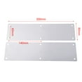 thumbnail image 6 of 2Pcs Stainless Steel Door Kick Plates For Interior Exterior Front Back Doors Deterring Forced Entry Attempts Home Improvement, 6 of 9