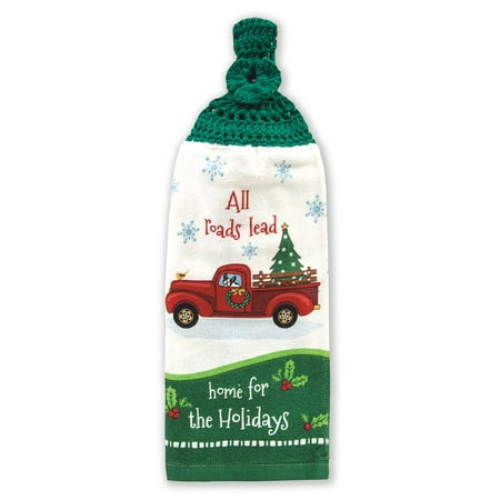 Mary Maxim Home For The Holidays Towel Topper Kit Yarn
