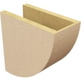 thumbnail image 5 of 6"W x 12"D x 12"H Classic Durham Rough Cedar Woodgrain TimberThane Corbel, Primed Tan, 5 of 6