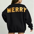 thumbnail image 2 of Atogsazn Womens Christmas Oversized Sweatshirt Casual Long Sleeve Pullover Sweatshirts Loose Fit Tops Clothes 02-Black S Fashion, 2 of 5