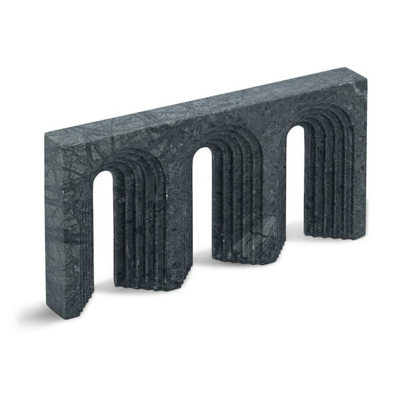 Meridina Furniture Curva Green Marble Decorative Object