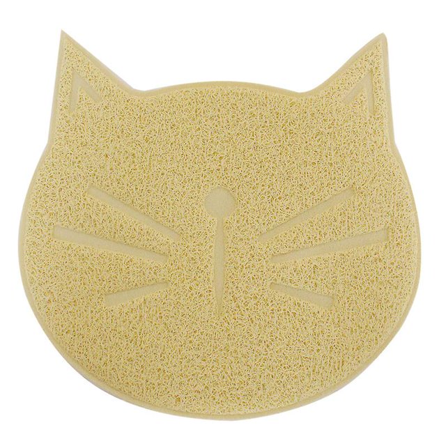 Alfombrilla para arena de gato TANGJMXG Beige 32 x 38 cm
