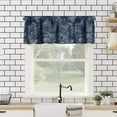 thumbnail image 4 of Misty Forest Valance Curtain, Rustic Farmhouse Pine Tree Landscape Country Woodland Deer Print Blackout Short Window Drape for Kitchen Living Room Bedroom, 54x18inch, 4 of 6