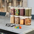 thumbnail image 4 of Sorbus 8 Pack (1.6L/54.10 Oz) Airtight Food Storage Containers with Locking Lids, Measuring Spoons & Labels, 4 of 7