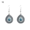 thumbnail image 2 of AYYUFE 1 Pair Earring Water Drop Shape Bohemia Style Glitter Dangle Hanging Ear Ornaments Ear Accessoies for Lady, 2 of 8