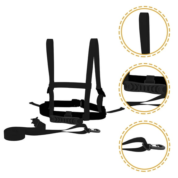 SEWCHICS Anti-Falling Ski Harness Kids Safety Traction Black 1Pcs