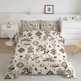 thumbnail image 6 of Manfei Tribal Western Bedding Twin Comforter Set, Cowboy Cowgirl Down Comforter, Aztec Hippie Reversible Duvet Insert, Microfiber Bedroom Decor, 2 Pieces, 6 of 8