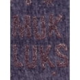 thumbnail image 3 of Muk Luks Women's Fuzzy Chenille Plush Lined Cabin Socks, 2-Pack, Sizes S-XL, 3 of 5