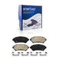 thumbnail image 6 of Detroit Axle - Brake Kit for Aurora Buick Park Avenue Riviera Cadillac Deville Seville Eldorado Pontiac Bonneville 11.91 inch Front & 11.06 inch Rear Disc Brake Rotors Ceramic Brake Pads, 6 of 8