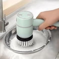 thumbnail image 2 of Portable Electric Scrubbing Brush, Powerful 360-Spin Scrubber, Cordless Electric Cleaning Brush with 2 Replaceable Brushes for Kitchen, Bathroom, Ba, 2 of 3