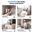 thumbnail image 6 of Bob and Brad Eye Massager with Heat,Smart Eye Mask for Migraine Reduce Dry Eyes Improve Sleep Idea Gifts, 6 of 10