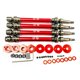 thumbnail image 1 of Junta de transmisión Universal Bewildely 4 Uds 1/10 diseño estriado de acero para ARRMA ARA102690 ARA102692 Rojo, 1 of 6