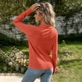 thumbnail image 4 of Livrdious Womens Lightweight Cardigan Sweater Long Sleeve Button Down Knit Cardigan with Lapel Collar, 4 of 6