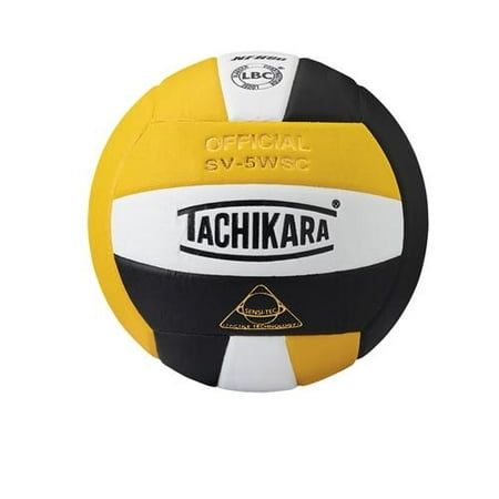 Tachikara Indoor Volleyball - Sensi-Tec, Gold/White/Black - Walmart.com