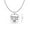 Always, variant on LeCalla 925 Sterling Silver Inspirational Engraved Round Pendant With Curb Chain Necklace Gifts for Women Teen 18"Inch