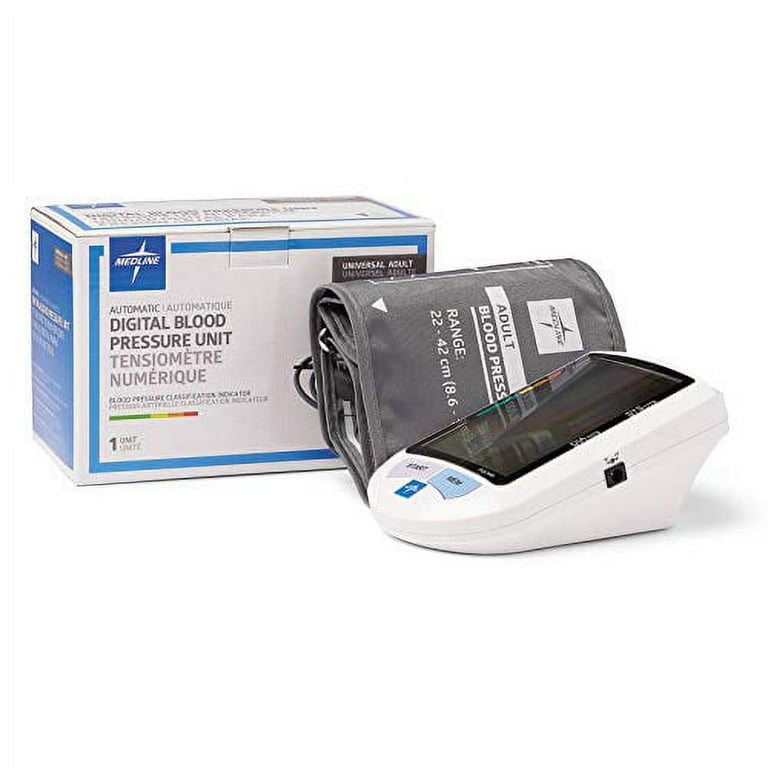 Medline Digital Wrist Blood Pressure Monitor, BP Cuff with