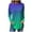 Green, variant on Womens Long Sleeve Tunic Shirts Gradient Color Round Neck Casual Dressy Blouses Comfy Lightweight Loose Tshirt Tops (Wine,M)