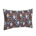 thumbnail image 2 of Naloa Forest Cute Owl Pillowcase, Throw Pillowcase, Wrinkle-Free, Stain-Resistant with Hidden Zipper for Bedroom Sofa - 16"x24", 2 of 9