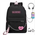 thumbnail image 1 of New Backpack Chain Bag Peripheral Backpack Sports Bag Student Schoolbag Candy Color Bright Color Bag usb Charging Bag, 1 of 7
