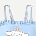 thumbnail image 4 of Conjunto de traje de baño para niños de 3 piezas, Kawaii Girls Sanrios Anime Kuromi Cinnamoroll, chaleco de dibujos animados, calzoncillos, pantalones cortos, bikini, ropa de playa, 4 of 5