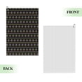 thumbnail image 2 of Kdxio Mardi Gras Fleur de Lis Pattern Golf Towel (24" X 16") with Carabiner Clip - The Convenient Golf Cleaning Towel, 2 of 8