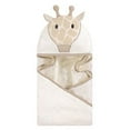 thumbnail image 2 of Hudson Baby Infant Cotton Animal Face Hooded Towel, Modern Giraffe, One Size, 2 of 2