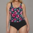 thumbnail image 3 of Conjunto de Trajes de Baño para Mujeres Cordón Sólido Ambos Lados Trajes de Baño, Cuello en V Trajes de Baño para Piscina Y Playa, Traje de Baño de Verano sin Negros Sexy, 3 of 8