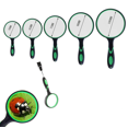 thumbnail image 1 of Qianli 5pcs Magnifying Glasses Portable Reading Magnifier for Elderly and ren - Real Glass Magnifying Glass for Reading Book Newspapers, Insect, 1 of 5