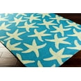 thumbnail image 4 of Mark&Day Outdoor Area Rugs, 2x8 Halluin Coastal Indoor/Outdoor Bright Blue Runner Area Rug (2'6" x 8'), 4 of 7