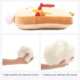 thumbnail image 5 of Liangnv Divertida Almohada De Pan Tostado En Rebanadas,Almohada Abrazada De Felpa En Forma De Pan con Bufanda Roja,Cojín De Sofá De Comida Tostada Suave para Decoración del Hogar,Regalos De Peluc, 5 of 5