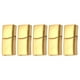 thumbnail image 1 of Cierre de joyería BLESIY 5 piezas de acero inoxidable magnético para cordones de cuero Dorado S, 1 of 7