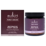 Sukin Purely Ageless Restorative Night Cream , 4.06 oz Cream