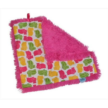 Tivoli Couture CSB 1102 Couture Shagg-e Stroller Blanket, Happy Hippo - green