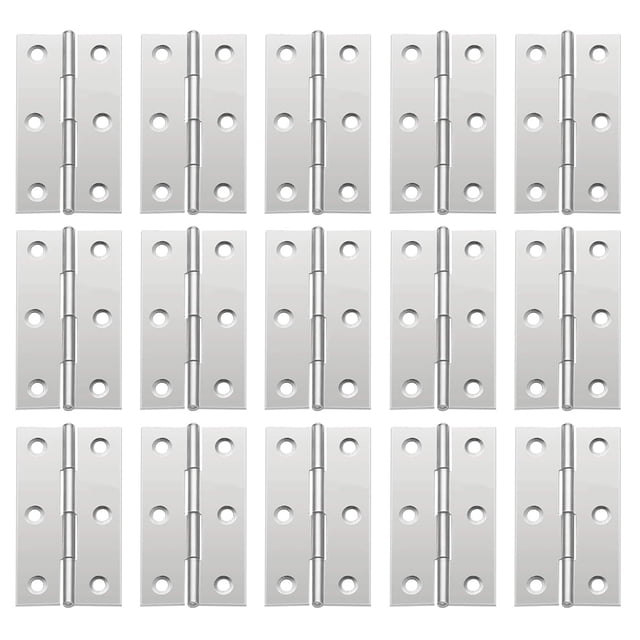 MasteelfCA 20 Pcs Charnière d'Armoire en Acier Inoxydable Charnières de Meubles