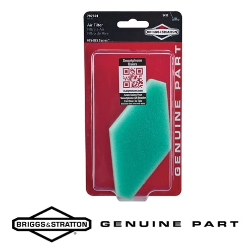 Briggs & Stratton 5433K Genuine Foam Air Filter 797301 Fits 675875