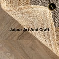 thumbnail image 5 of Jaipur Art And Craft Beige Runner Reversible Braided Jute Area Rug for Living Room (2.6x10 Sq ft), 5 of 6