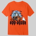 thumbnail image 3 of WOYY Boys Halloween Graphic Tee Comfy Short Sleeve Crew Neck T Shirt for Kids, Orange, Sizes 1-13, 3 of 3