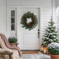thumbnail image 4 of Northlight Real Touch™️ Berries and Pine Artificial Christmas Wreath  - 32" - Unlit, 4 of 9